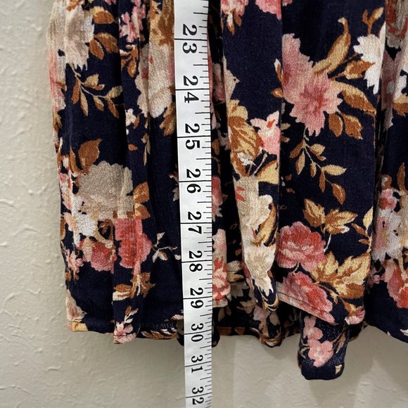 AEO Sz XS Floral Babydoll Slip Dress - Picture 9 of 11